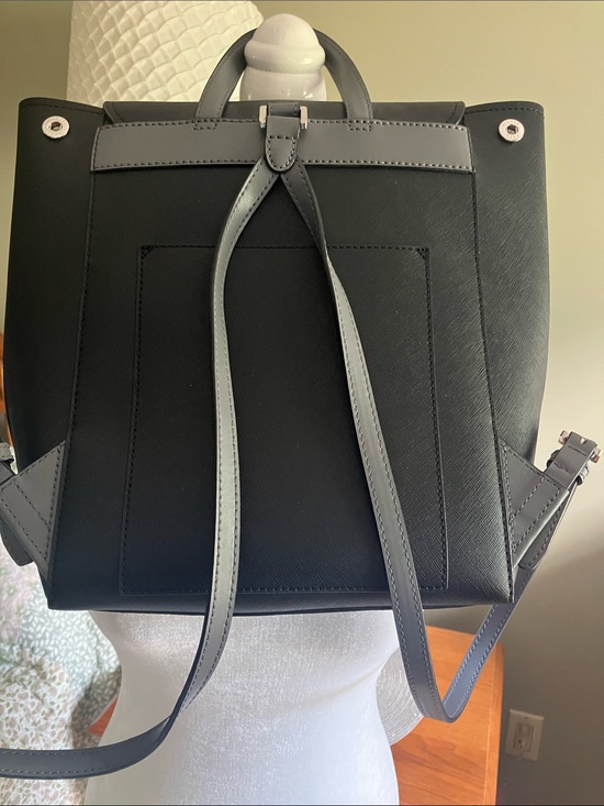 Michael Kors Black 12” x 13” Backpack EUC main image 10